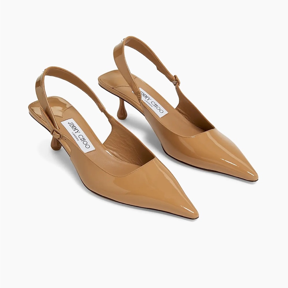 Jimmy Choo Dina Patent Slingback Heels